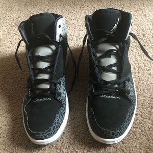 Jordan retro black and grey sneakers